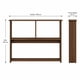 thumbnail image 3 of Mesa Auxiliar Lateral Multiuso Para Recibidor 100x20x85cm Marrón, 3 of 8