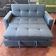 thumbnail image 2 of Sofá Cama Azul Marino Supreme 2 Plazas con Puffs y Respaldo Reclinable, 2 of 4