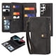 thumbnail image 1 of Premium Multifunction Flip Case for Samsung Galaxy S23 S22 Ultra: Card Slot, Holder & Zipper!, 1 of 2