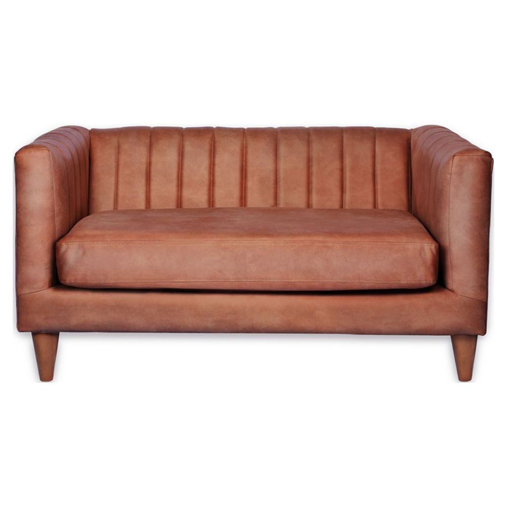 Latam Home - Sofa Sorrento 2 C Cuero Kentucky Tabaco