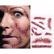 thumbnail image 1 of Pegatina de Tatuaje Temporal Halloween con Cicatriz - 5 uds, 1 of 3