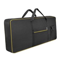 Magideal - Estuche Para Piano Eléctrico, Bolsa De Transporte Para Teclado De 61 Teclas, Bolsa De Transporte Portátil Gruesa Con Bolsillo, Bolso Para Actuación, G Amarillo