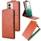 thumbnail image 2 of Funda tipo folio para Xiaomi Redmi 15 5G 169.5mm con soporte magnético y protección para la cámara Marrón, 2 of 6