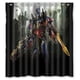 thumbnail image 1 of Cortina de ducha de Transformers, juego de cortina de baño con ganchos, tamaño 60 x 72 pulgadas, 1 of 3