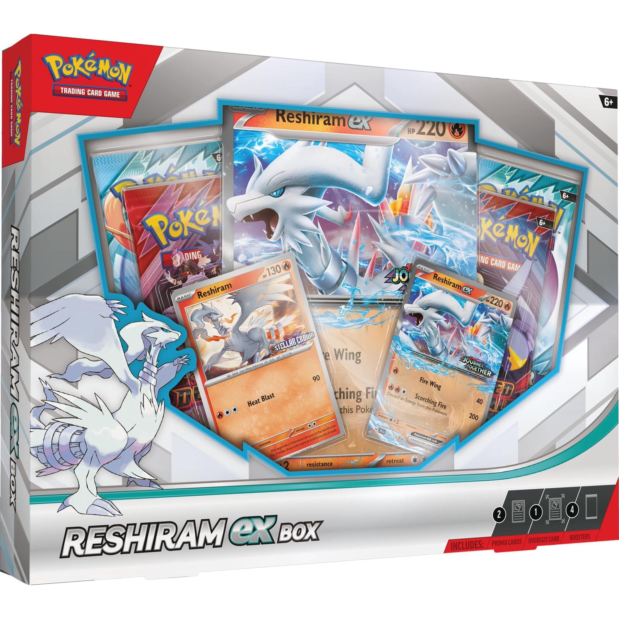 Pokémon Box Ex Paquetes Refuerzo Reshiram Collection