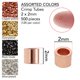 thumbnail image 3 of Perlas engarzadas en tubo Jewelry Finding The Beadsmith de 2 x 2 mm, 500 unidades, 3 of 6