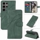 thumbnail image 1 of Funda tipo cartera con tapa para Samsung Galaxy S25 Ultra con tarjetero, soporte y cubierta magnética Verde, 1 of 6