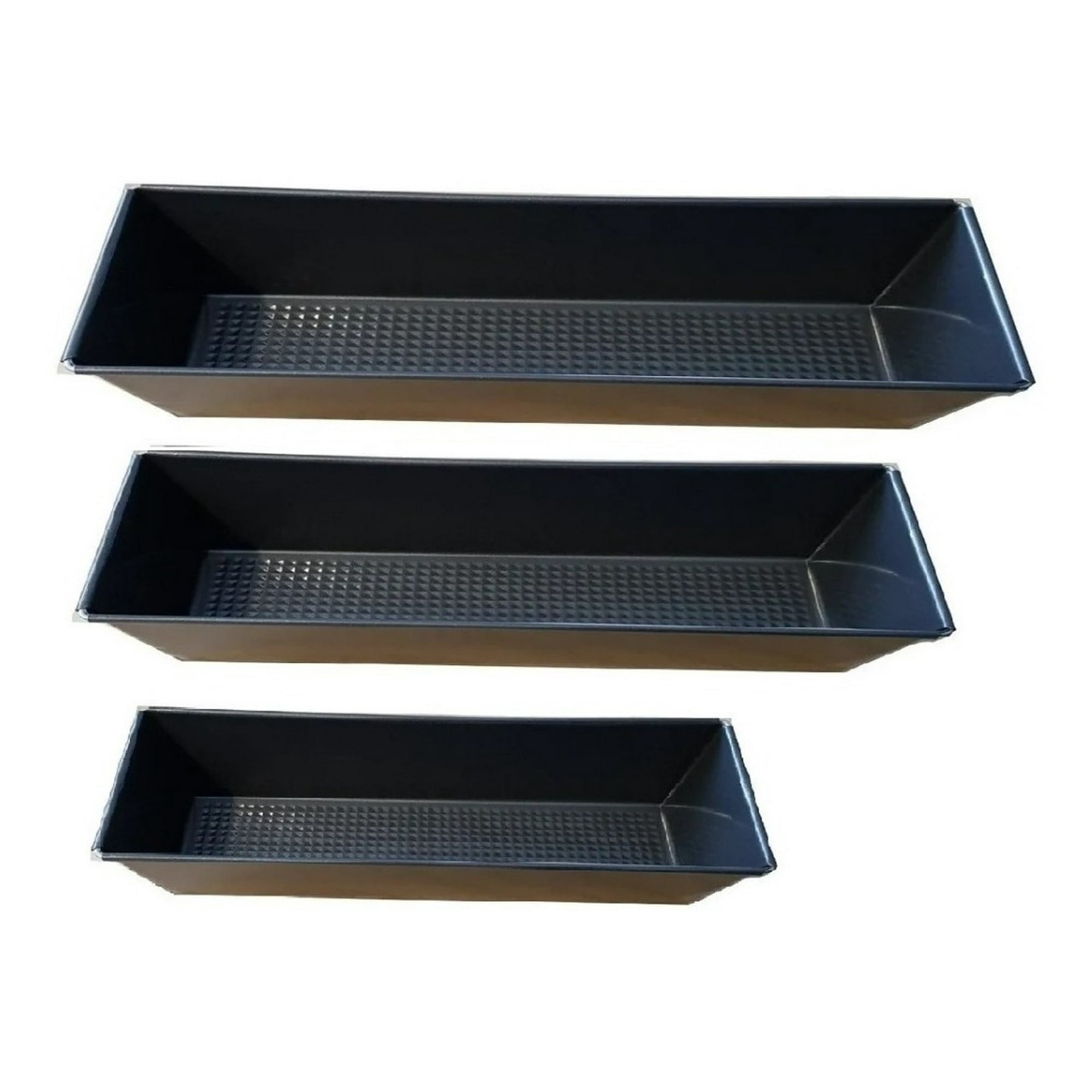 Genérico - Pack X3 Molde Pan Molde Para Pan De Molde 20cm 30cm 35cm
