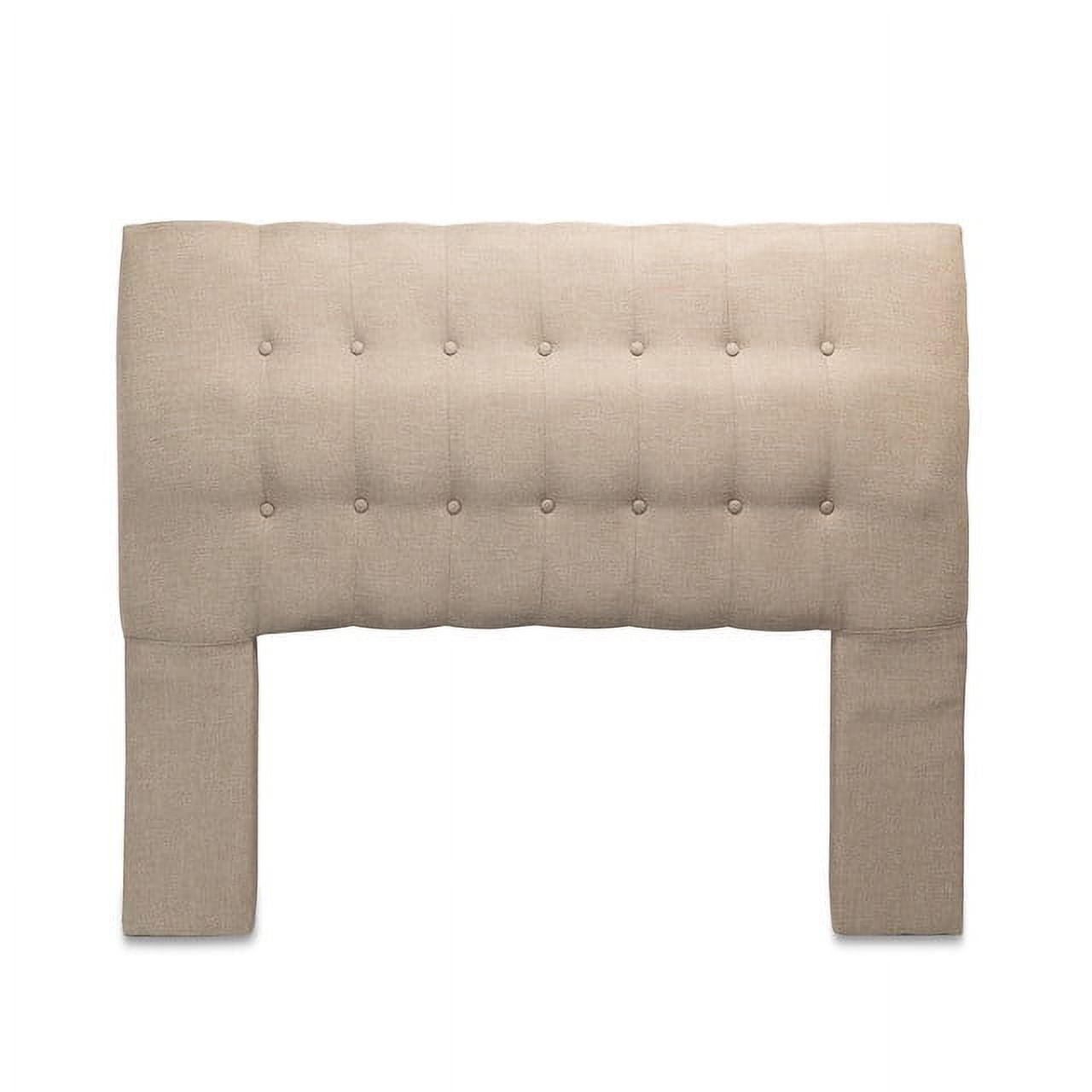 Dgb - Respaldo Cama 2 Plazas Lino Beige Sevilla Cp