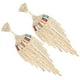 thumbnail image 5 of 2 piezas de pendientes de borlas de metal de moda colgantes con estilo temperamento creatividad adorno artesanal, 5 of 11
