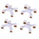 thumbnail image 1 of 4PCS LED Lámpara Bombilla Socket Splitter Adaptador Convertidor Titular A 4 En 1 E27, 1 of 5