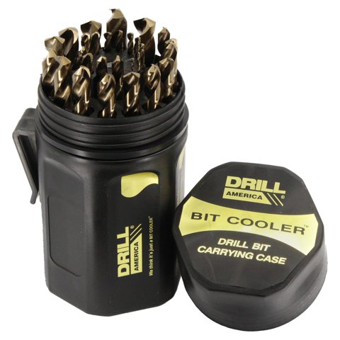 Juego De Brocas Drill America D/A29J-Co-Pc 29 Piezas M42 Cobalt