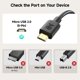 thumbnail image 2 of Cable Matters Paquete de 2 Cables Micro USB a USB A 1.8 m, 2 of 7