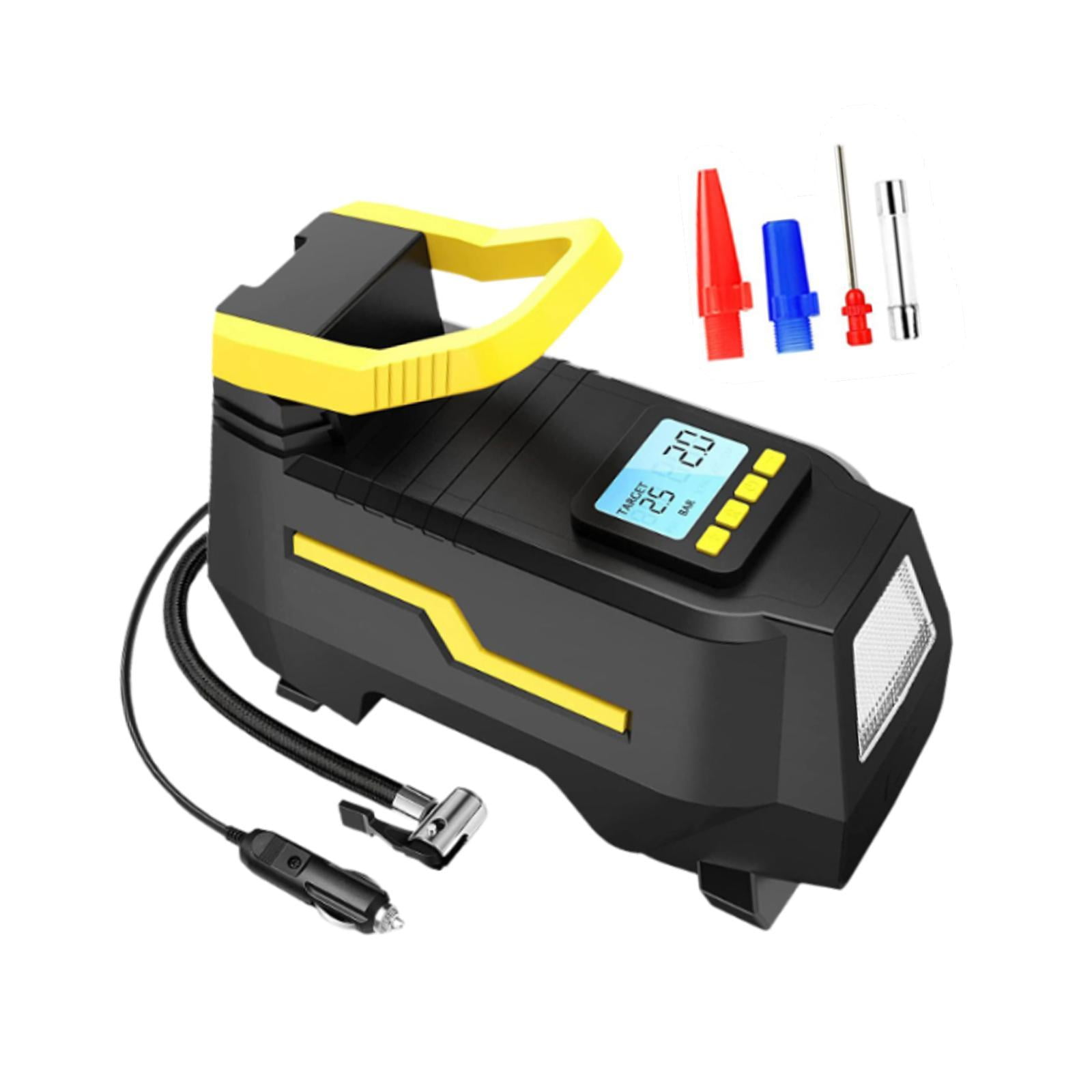 Ioensy - Compresor De Aire Para Inflar Neumáticos De Coche Con Cable De 12v Para Inflar Rápidamente Globos De Bicicleta