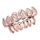 thumbnail image 5 of Parrillas De Dientes Superior/inferior De Hip-hop De 18 Quilates Para Disfraz De Halloween, Cosplay, Oro Rosa, 5 of 5