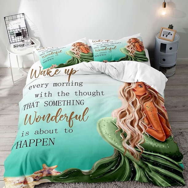 3PCS Pink Bedding White Duvet Cover Full Kids Bedding Gold Glitter Crown Castle Fairy Tale Princess Comforter Bedspread Quilt Cover