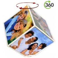 Genérico - Portaretrato Cubo 6 Caras Giratorio 360° Mx83
