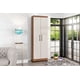 thumbnail image 4 of Alacena Armario Multiuso 2 Puertas con Llave Canela Arena 187x60.9x37.3 cm MDP Be Design, 4 of 6