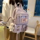 thumbnail image 2 of Large Capacity High School Student Backpack Ins Japanese Junior High Student Female Korean Version Chic Forest Girl, 2 of 3