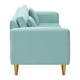 thumbnail image 5 of Sofa New Retro 3C + 2 Pouf Felpa 01 Verde Agua, 5 of 6