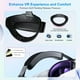 thumbnail image 4 of Batería de 10000mAh para Meta Quest 3 & 3S, carga rápida de 18W PD, articulación giratoria ajustable 360°, diseño ligero y 5-7 horas de tiempo de juego VR.-RGB Blanco, 4 of 6