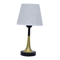 Magideal - Lámpara De Mesa Vintage Para El Hogar, Lámpara De Escritorio Artística, Pantalla De Tela, Decoración Americana, Lámpara De Mesa Retro Europea Para El Especificación B