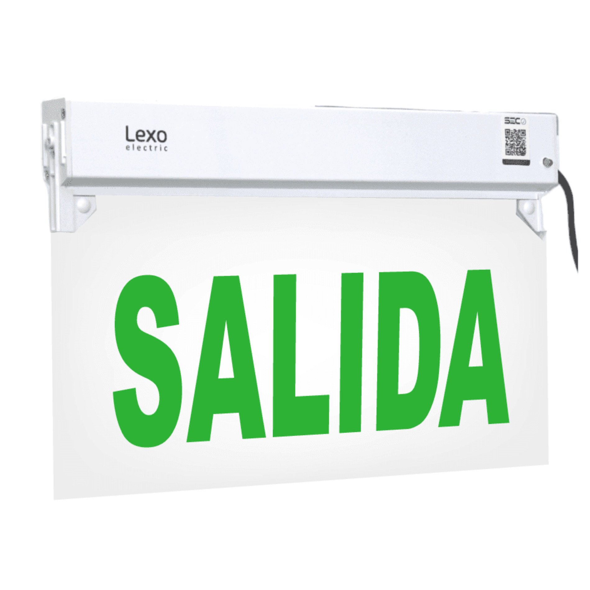 Lexo - Letrero Led Con Texto “ Salida” De Emergencia