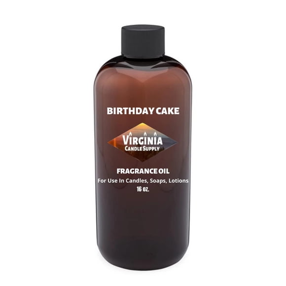 Aceite aromático Birthday Cake Virginia Candle Supply botella de 473 ml