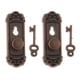 thumbnail image 3 of 2 Cerraduras De Puerta Vintage En Miniatura Para Casa De Muñecas 1/12 Con Llaves - Bronce, 3 of 3