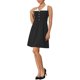 thumbnail image 4 of INSPIRE CHIC Vestido Vintage de Mujer con Cuello, Sin Mangas, Decoración de Botones, Cóctel de Noche, Línea A, Mini Vestidos 2XL Negro, 4 of 5