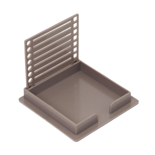 Pose el soporte de notificación con plantilla 3x3 -pulgada Dispensador de almohadillas fáciles de usar Organizador de almohadilla compacta para el esc