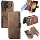 thumbnail image 1 of Funda Billetera Magnética para Samsung Galaxy S23 Ultra Soporte Tarjetas Desmontable Marrón, 1 of 6