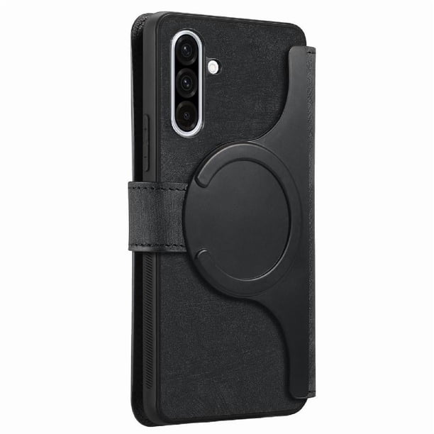 Funda Billetera Magnética para Samsung Galaxy A26 Soporte Tarjetas Desmontable Negro