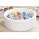 thumbnail image 5 of Piscina de Pelotas de Espuma SIUUHOVS 90 cm x 30 cm Blanca para Niños Pequeños, 5 of 6
