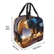 thumbnail image 4 of Dragón Bolsa Térmica Portátil con Forro de Aluminio Grueso, Bolsa Térmica Impermeable y Hermética para Trabajo, Escuela y Picnic, Nevera Portátil para Entrega de Comida para Adultos y Niños 22*20*13cm, 4 of 6