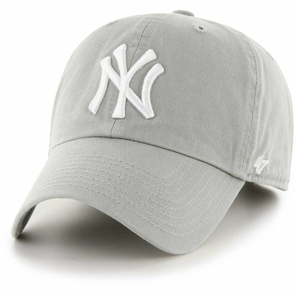 Gorra New York Yankees Clean Up del 47, ajustable, gris, para adultos