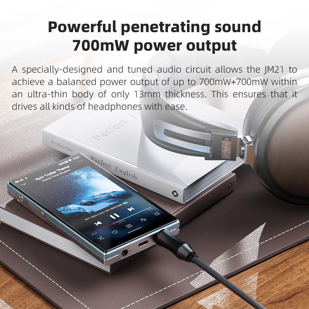 Jadeaudio Fiio JM21 Android 13 Hi-Res MP3 Sky Blue | Lider