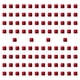 thumbnail image 2 of 100 Cubos Acrílicos Para Manualidades, Dados En Blanco Para Aulas, Imaginación, Preescolar, Color Rojo, 2 of 5