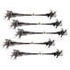 thumbnail image 4 of 50 Unidades De Cables De Pesca Con Broches De Seguridad Y Giratorios De Barril, Color Negro, 15cm, 4 of 5