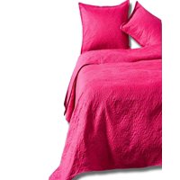 Alonso - Cobertor Colcha De Verano Quilt King Super King 250 Cm X 270 Cm Fucsia