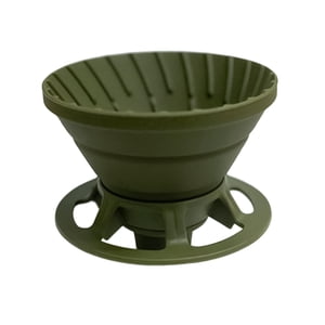 Magideal - Filtro De Goteo De Café Taza De Goteo De Cono Plegable Reutilizable Café Mano Gotea Filtro De Papel Taza De Filtro De Café Para Acampar En Casa Viajes Verde