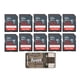 thumbnail image 1 of SanDisk 32GB Ultra SDHC Paquete de 10 Tarjetas de Memoria con Lector USB, 1 of 8