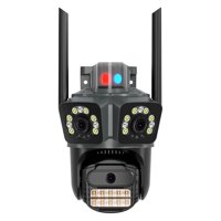 Cámara De Seguridad Kolke Triple Lente Visión Nocturna Color