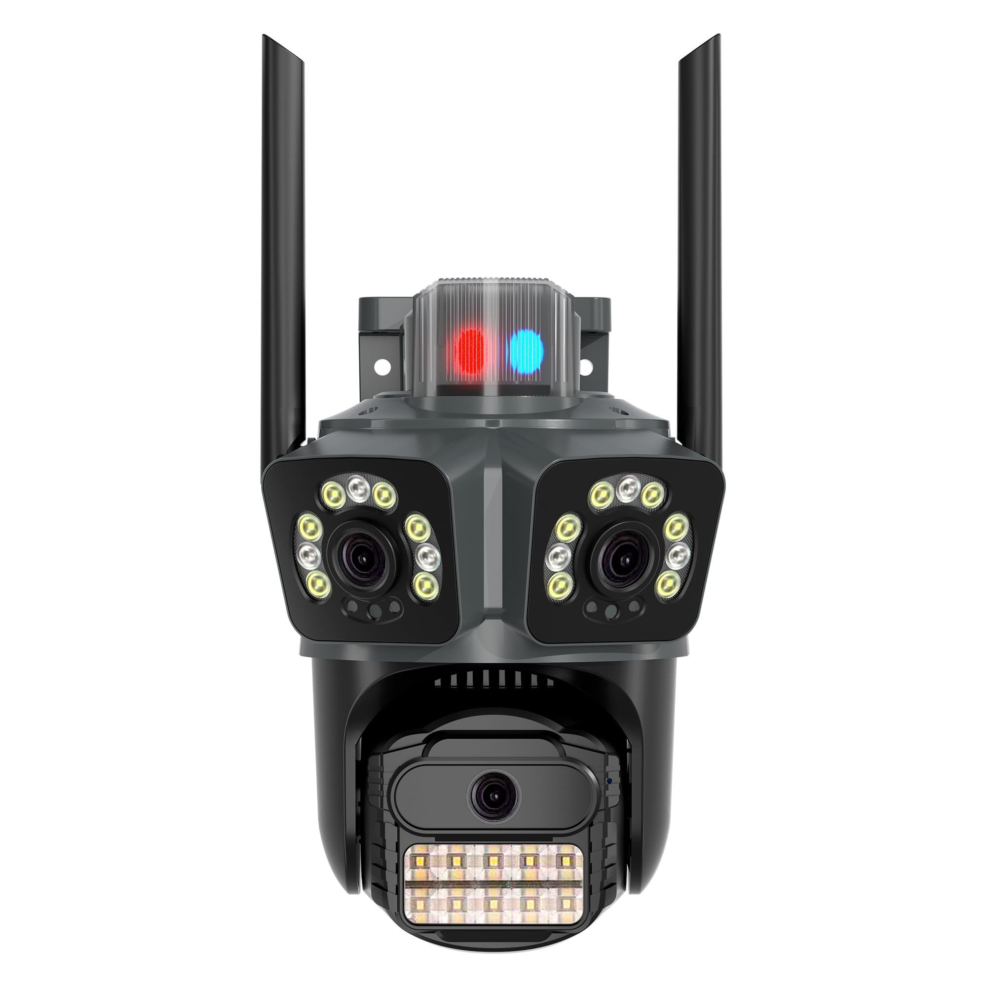 Cámara De Seguridad Kolke Triple Lente Visión Nocturna Color