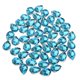 thumbnail image 4 of 50 piezas de perlas de cristal adornos bricolaje coser artesanías azul, 4 of 5