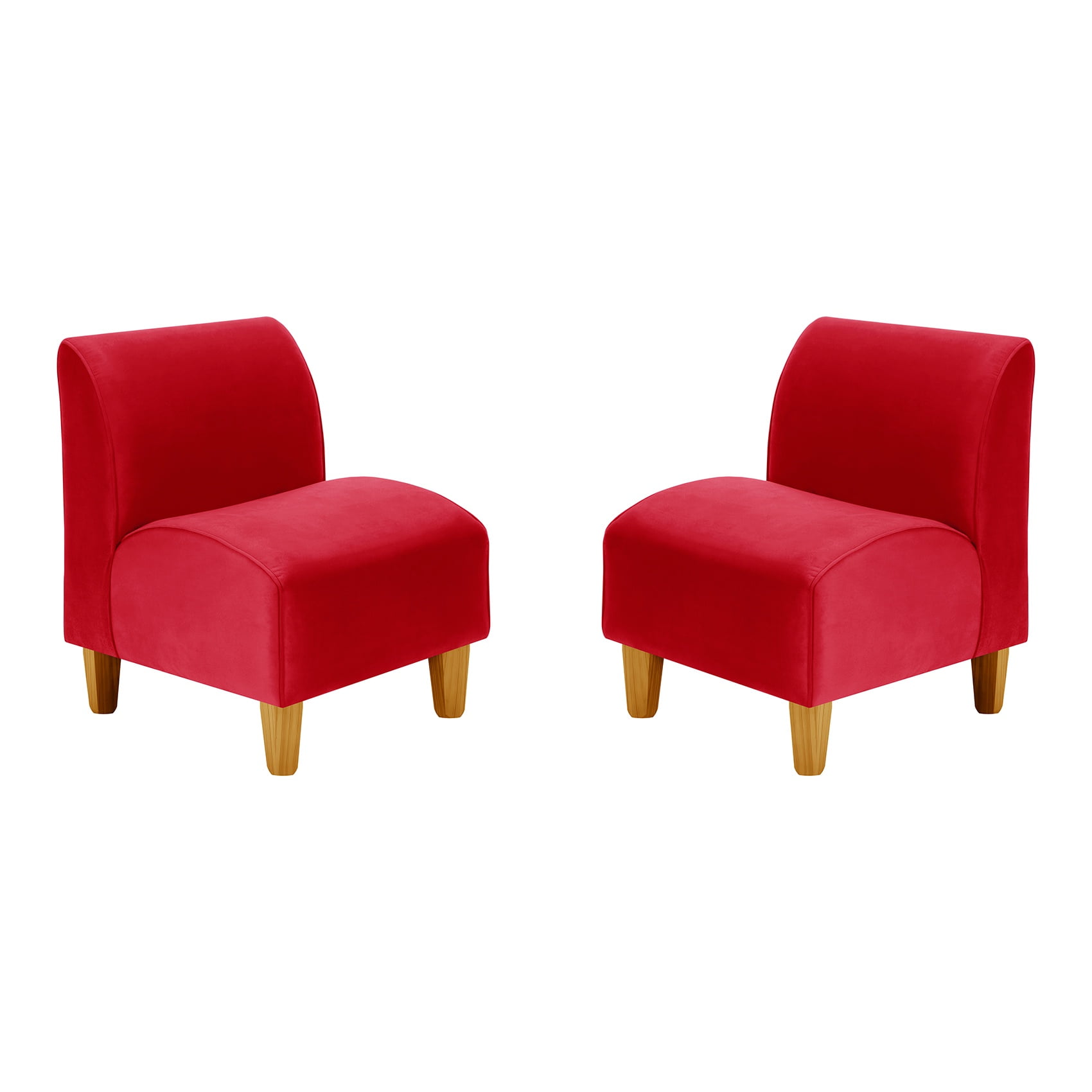 Bodevir - Set Poltrona Soft 1c Felpa 04 Rojo