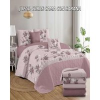 Genérico - Sabana Con Cubrecama Plaza Y Media