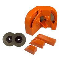 Ioensy - Afilador De Cuchillos Eléctrico Con 3 Bloques De Pulido