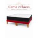 thumbnail image 4 of Bases de Cama 2 Plazas Felpa Roja con Colchón, 4 of 4