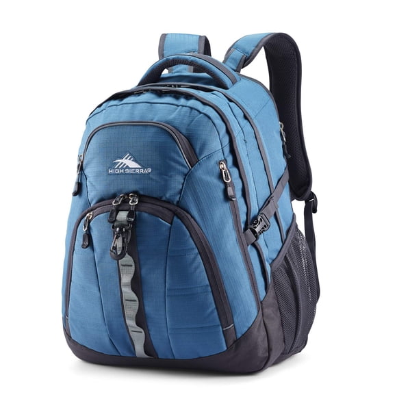 Mochila High Sierra Access 2.0 para portátil, color azul grafito y mercurio